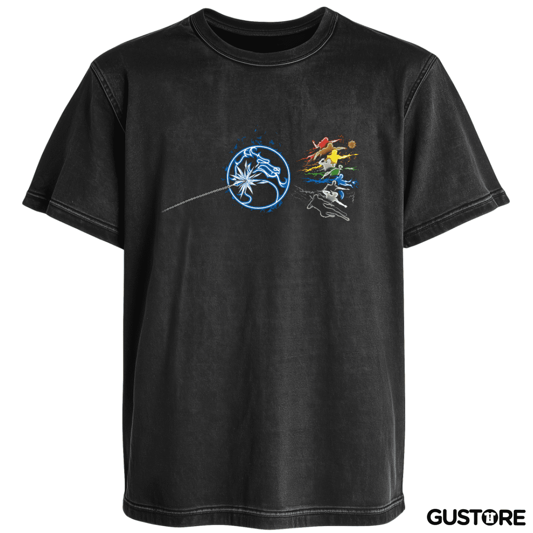 Polera desgastada Fatal Side Of The Realms