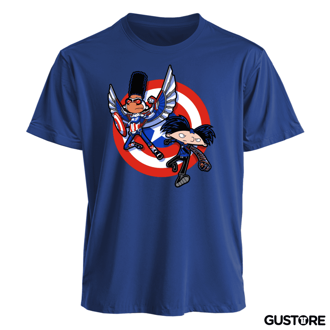 Polera Capitán Yeral y Arnold de Acero
