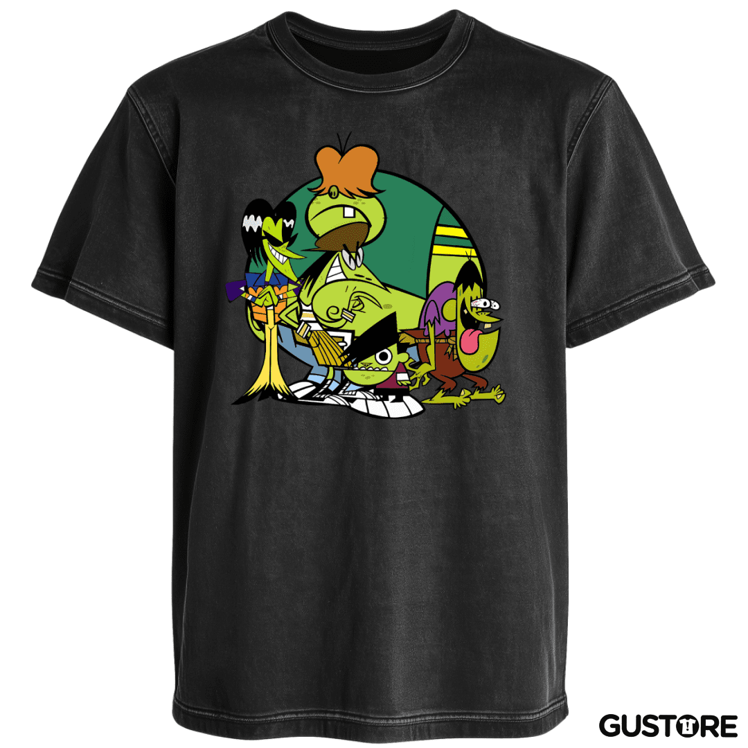 Polera desgastada Banda Gangrena