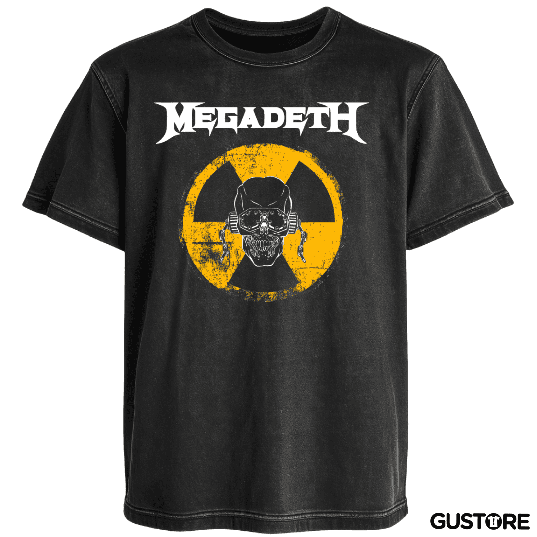 Polera desgastada Megadeth