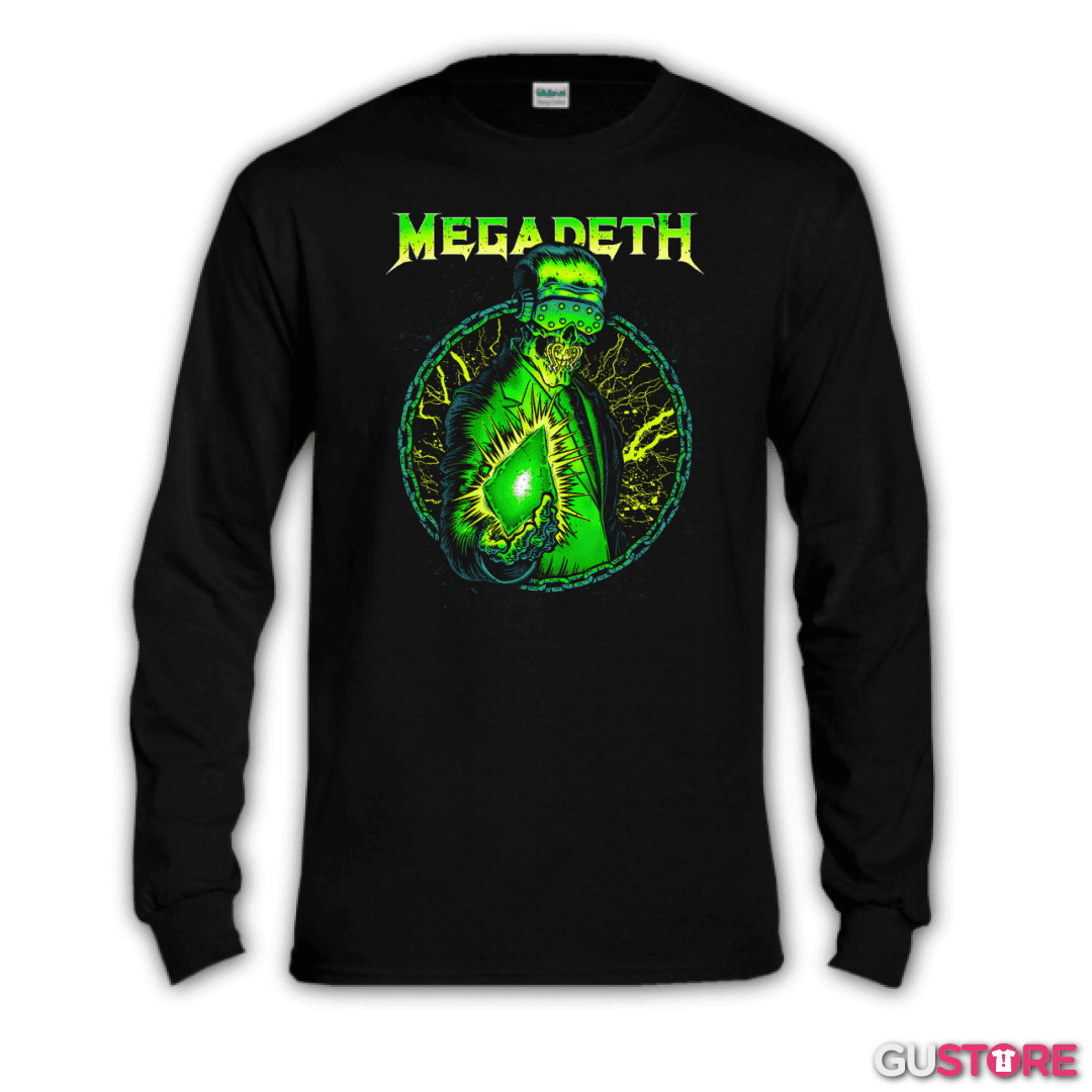 Polera manga larga Megadeth Rust