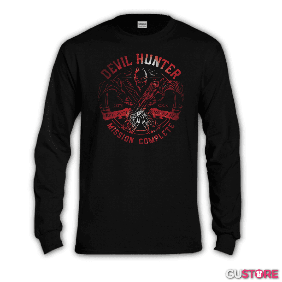 Polera manga larga Devil Hunter