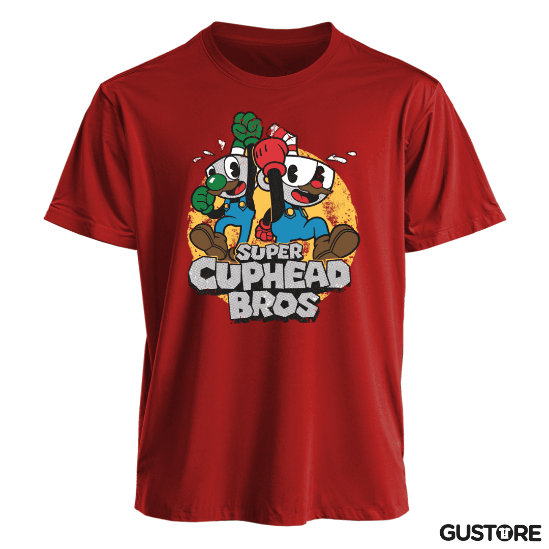 Polera Super Cuphead Bros