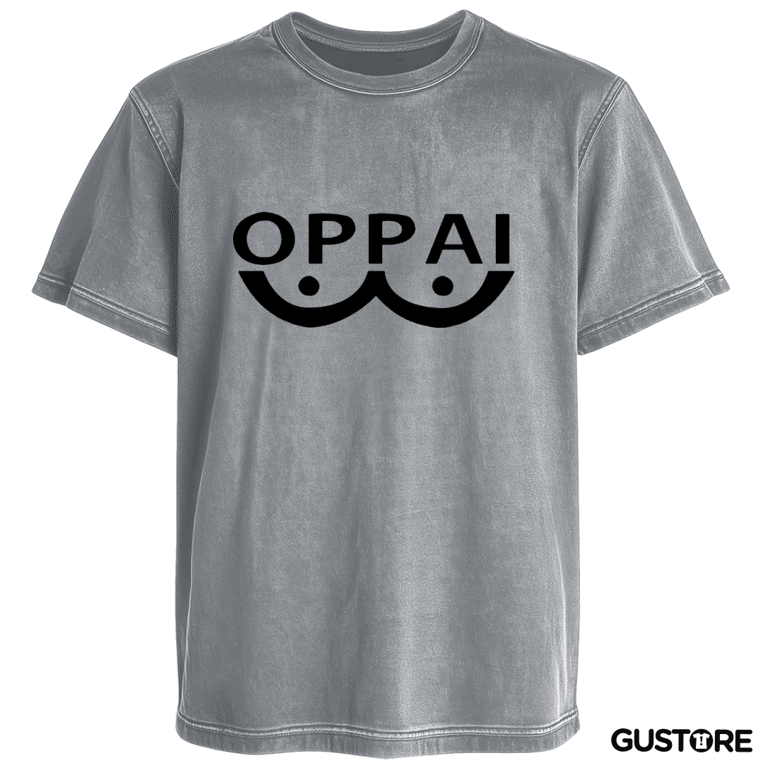 Polera desgastada Oppai