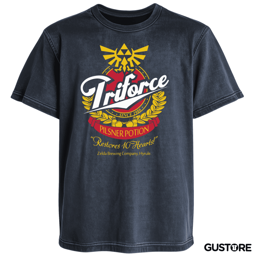 Polera desgastada Triforce Pilsen Potion