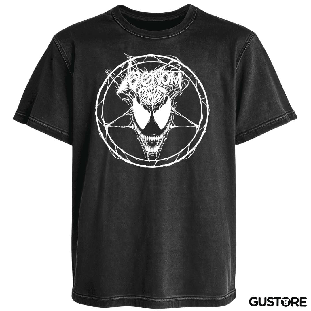 Polera desgastada Venom WTH