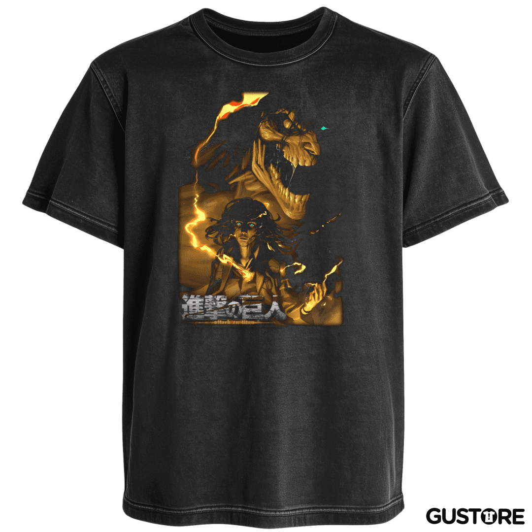 Polera desgastada Eren Fundador
