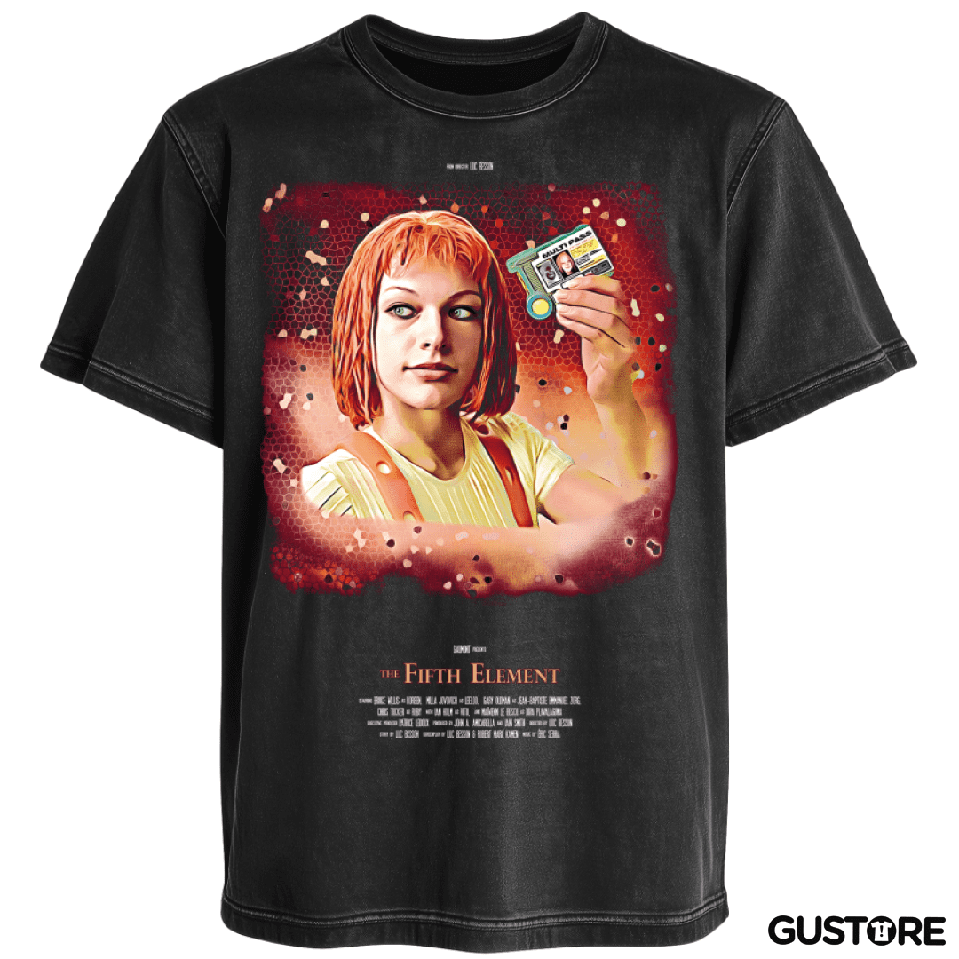 Polera desgastada Heroinas SciFi - Leeloo