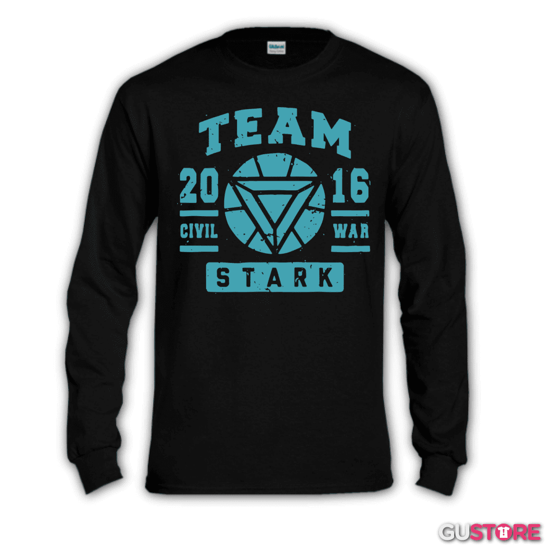 Polera manga larga Team Stark