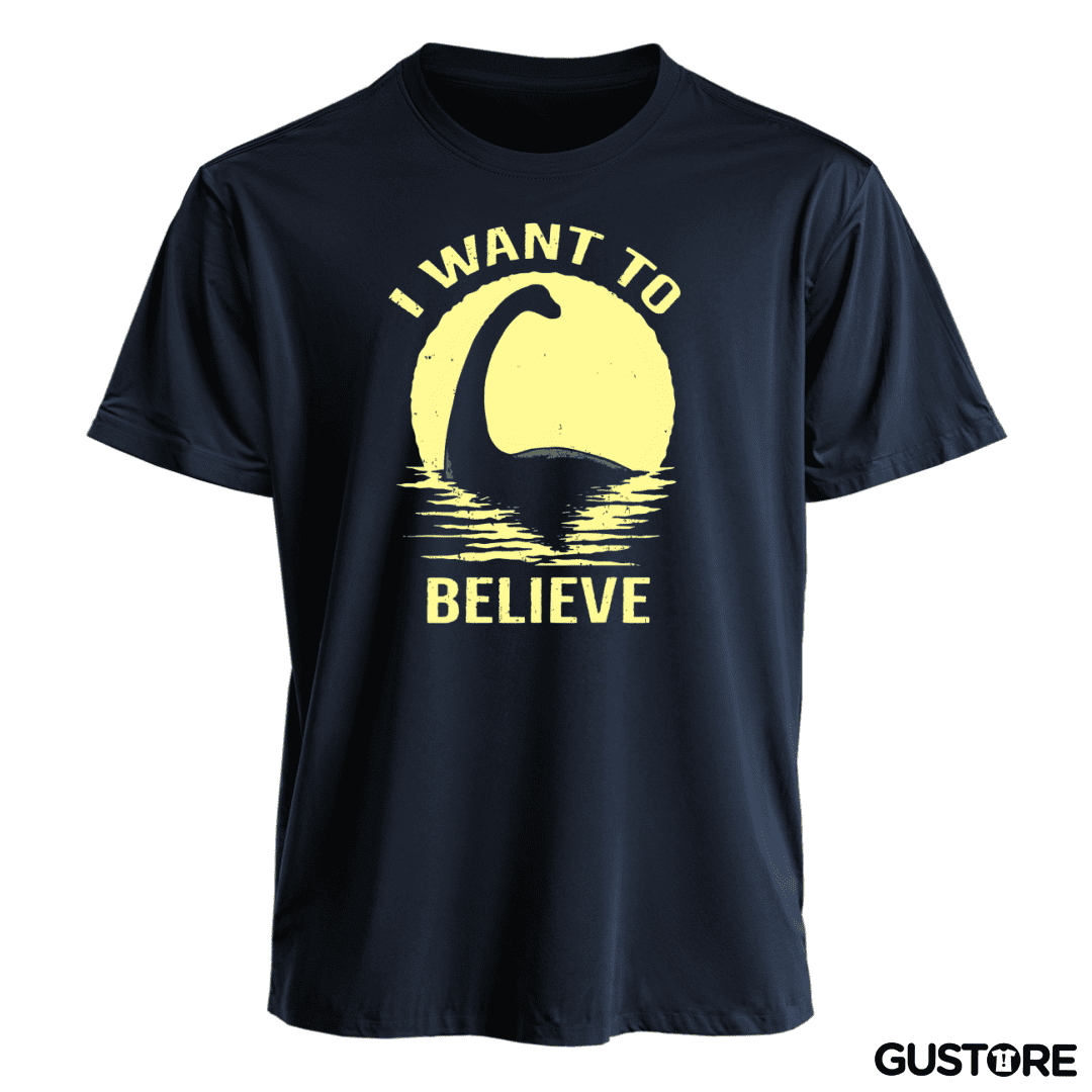 Polera I want to believe in Nessie