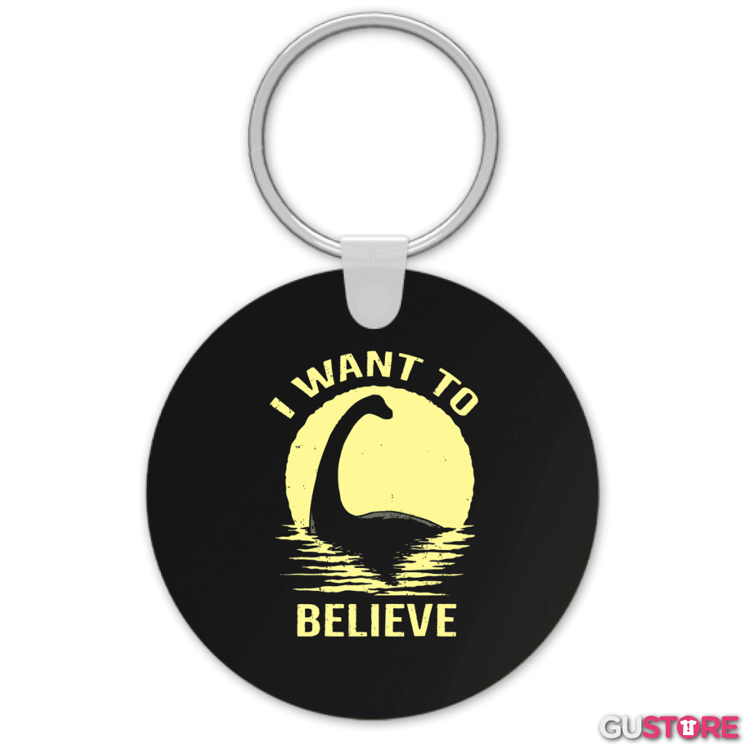 Llavero I want to believe in Nessie