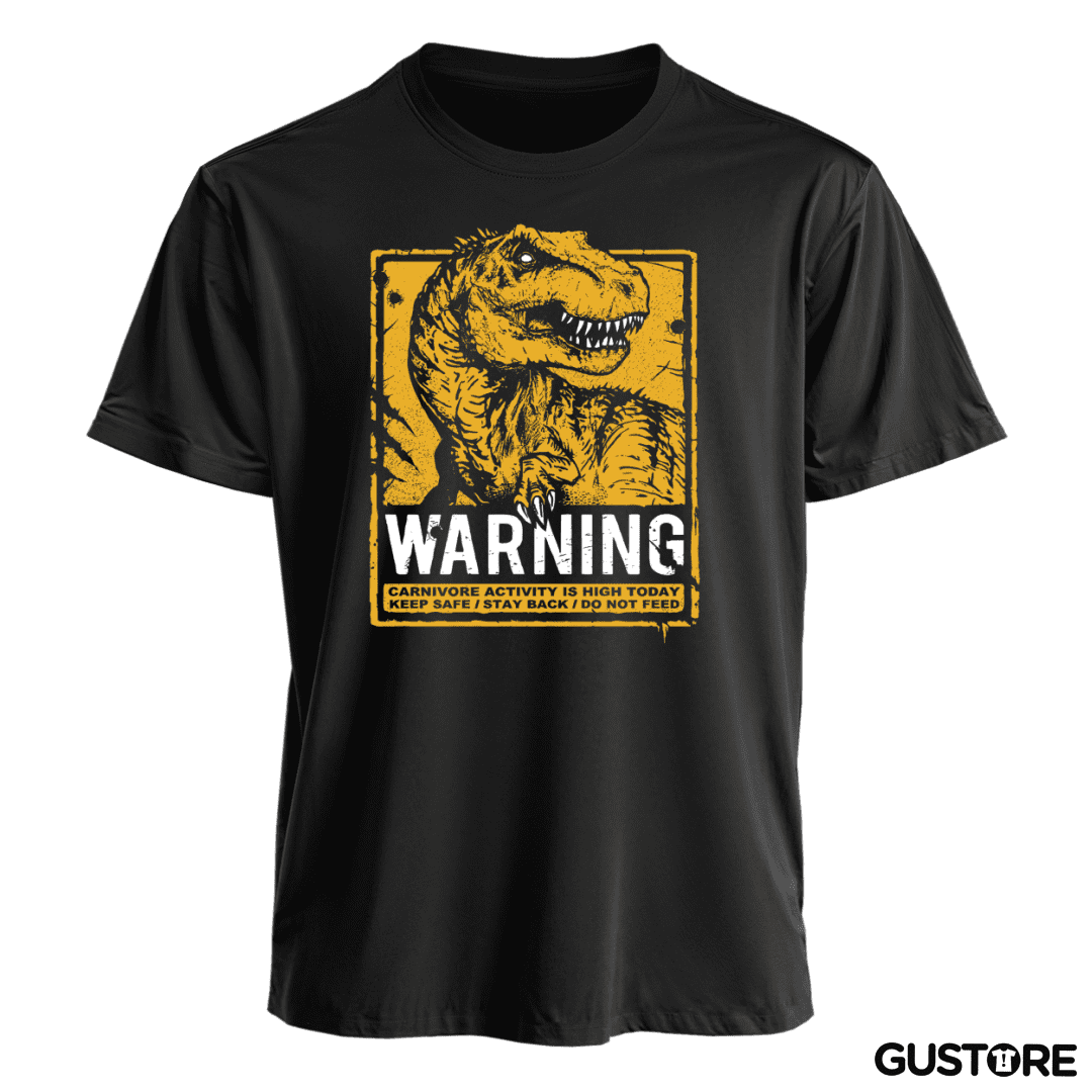 Polera Cuidado con el dinosaurio