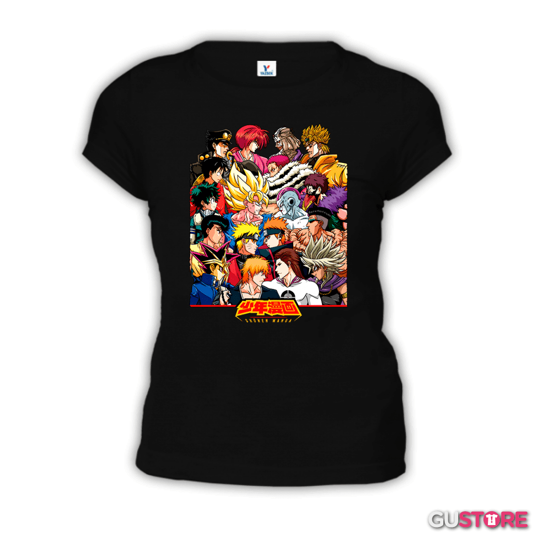 Polera de Mujer Shonen Manga Vs