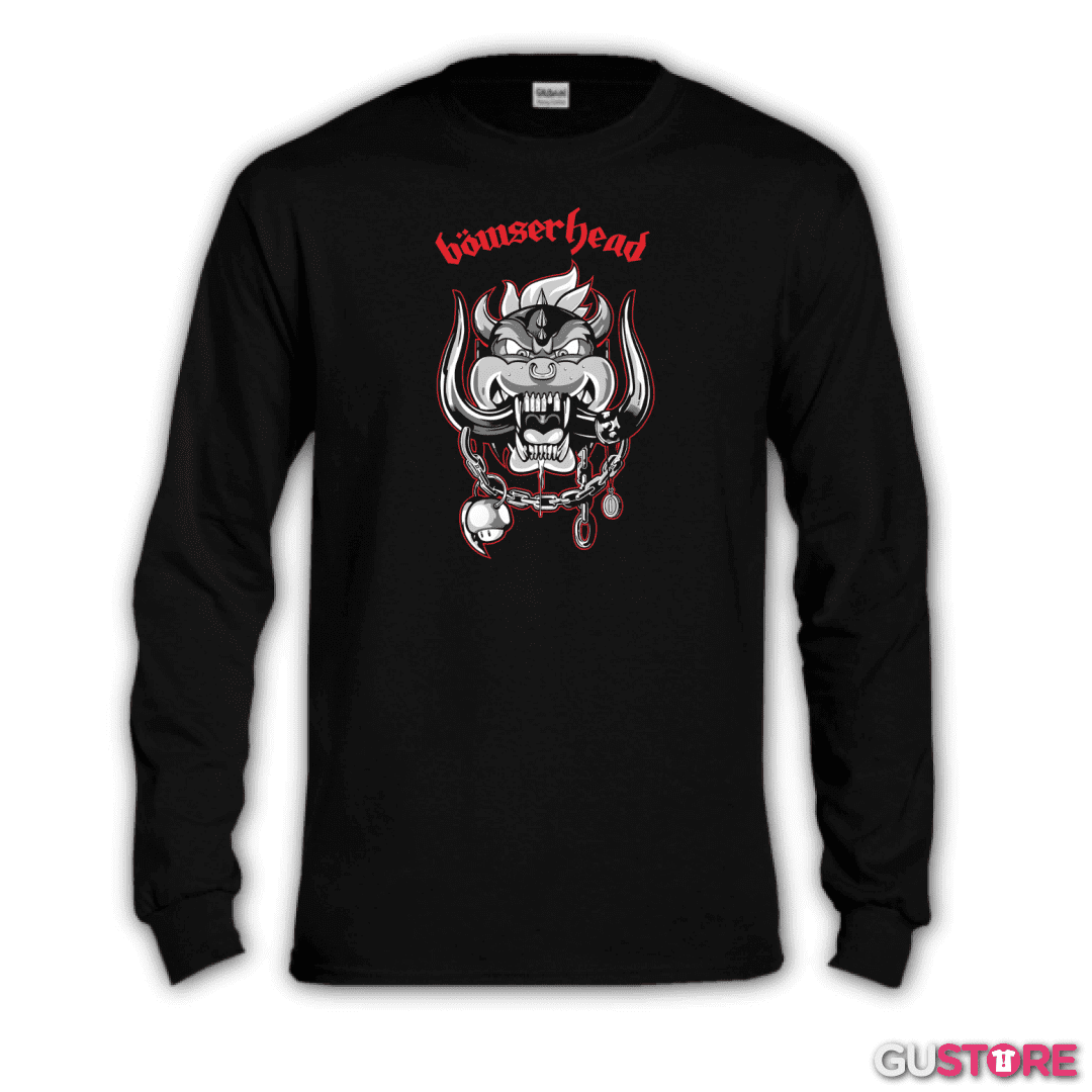 Polera manga larga Bowserhead