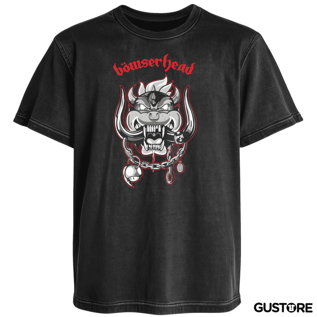 Polera desgastada Bowserhead