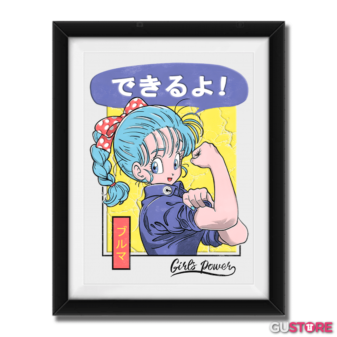 Cuadro decorativo Bulma Girl Power