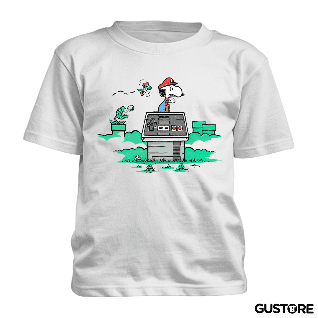 Polera de niño Snoopy bigote