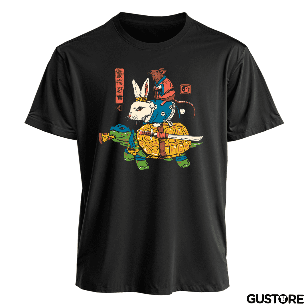 Polera Ratto Kame y usagi Ninjas