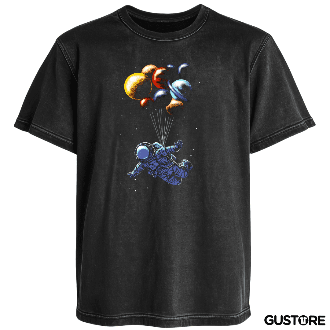 Polera desgastada Astronautita
