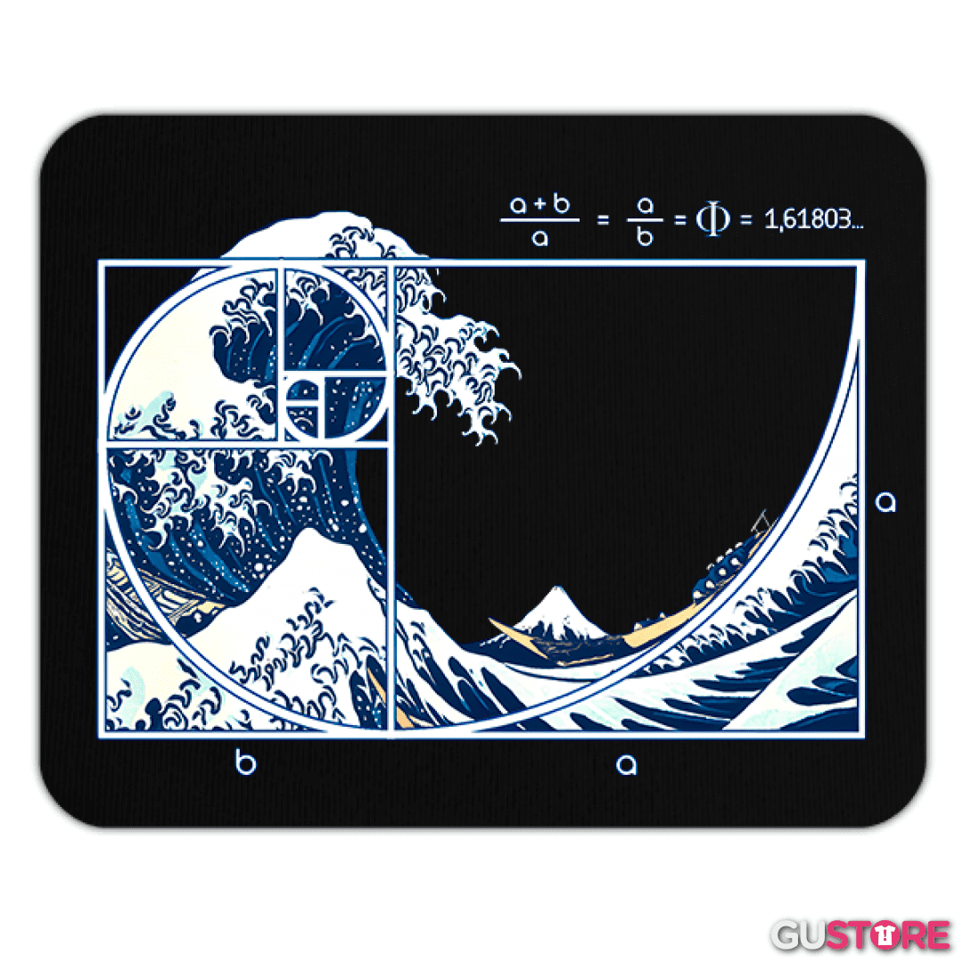 Mousepad La gran ola fibonacci