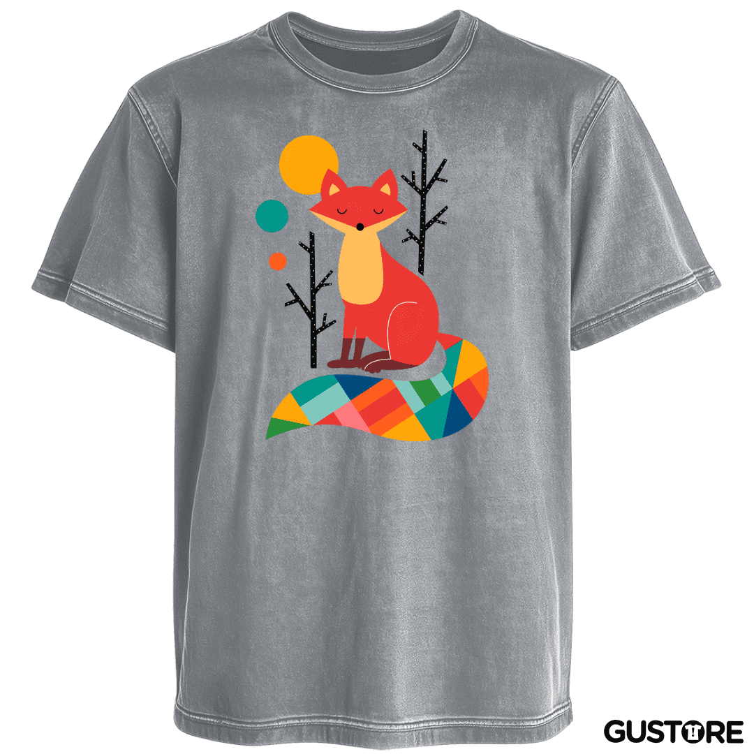 Polera desgastada Zorro colores