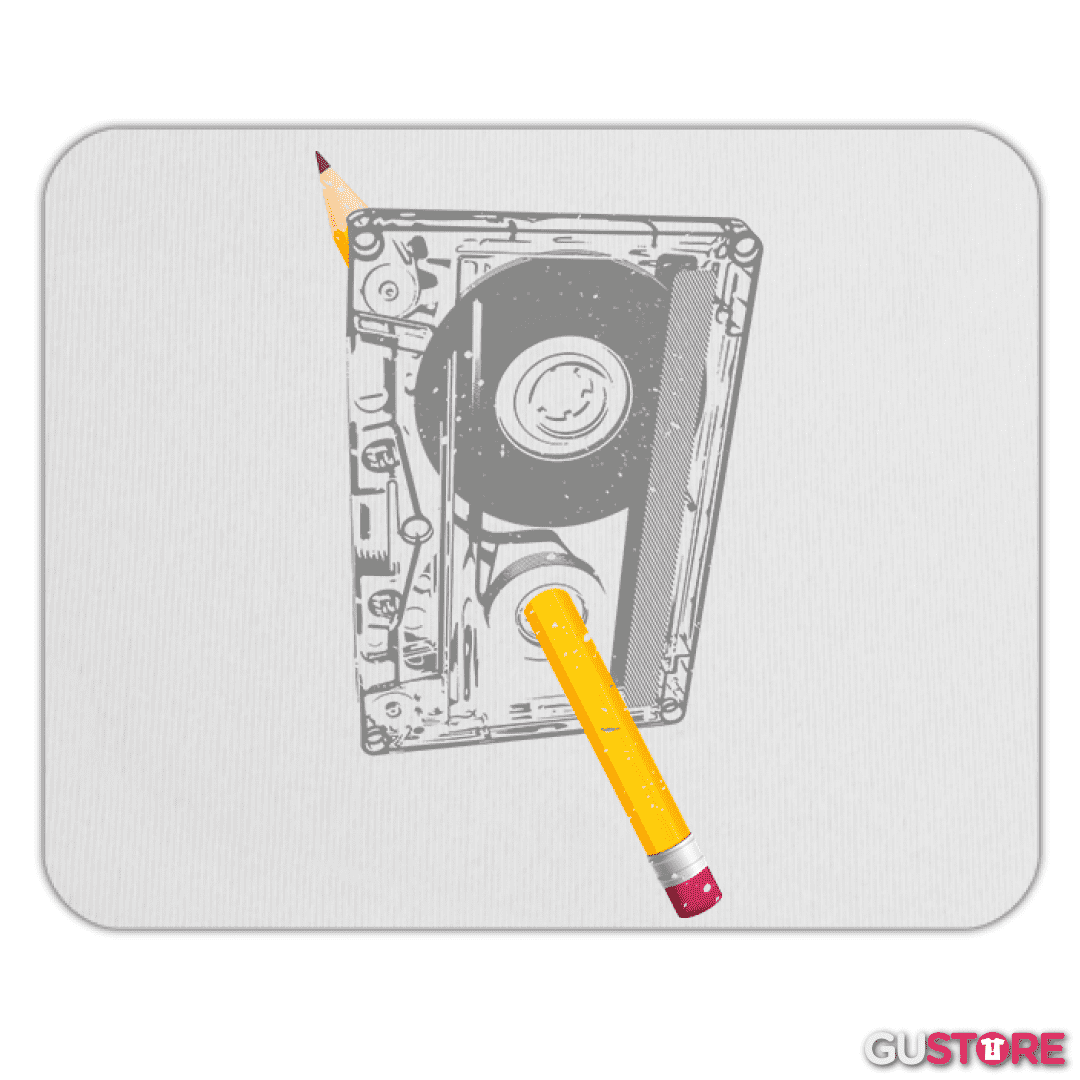 Mousepad Cassette Lapiz