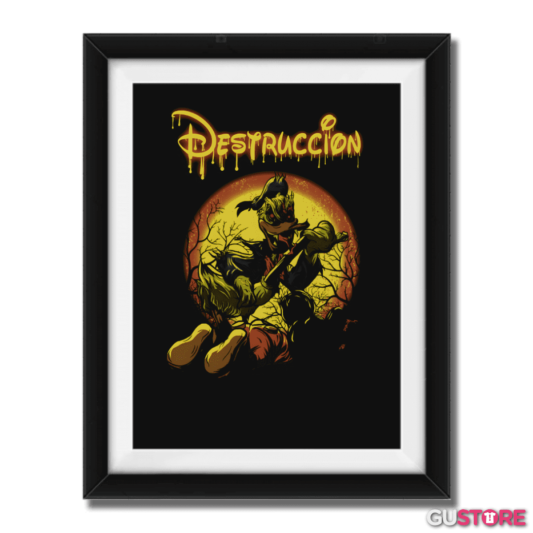 Cuadro decorativo Destruction