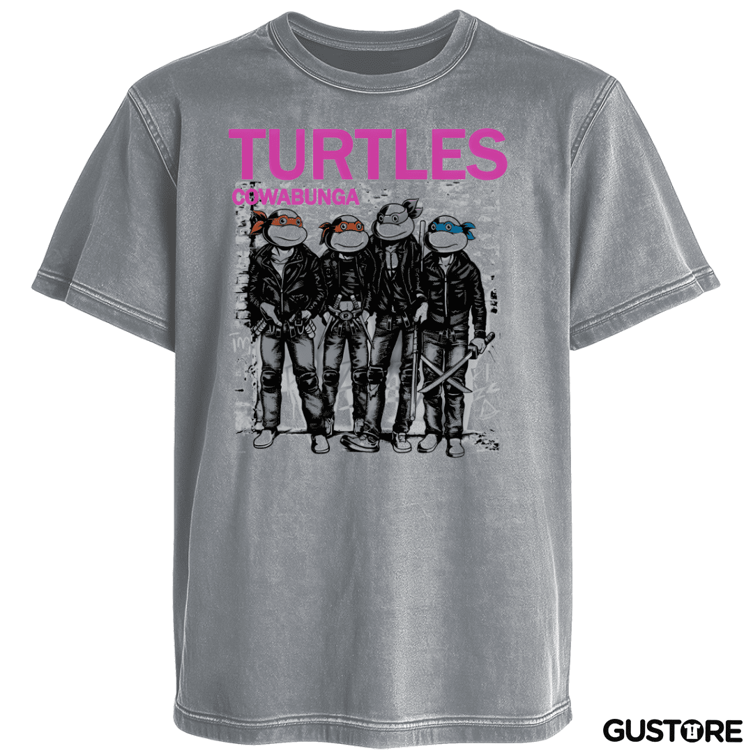 Polera desgastada Turtles Cowabunga 