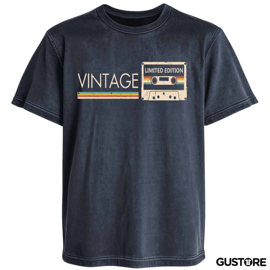 Polera desgastada Vintage limited edition
