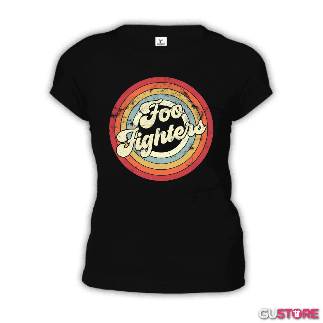 Polera de Mujer Foo fiighters retro