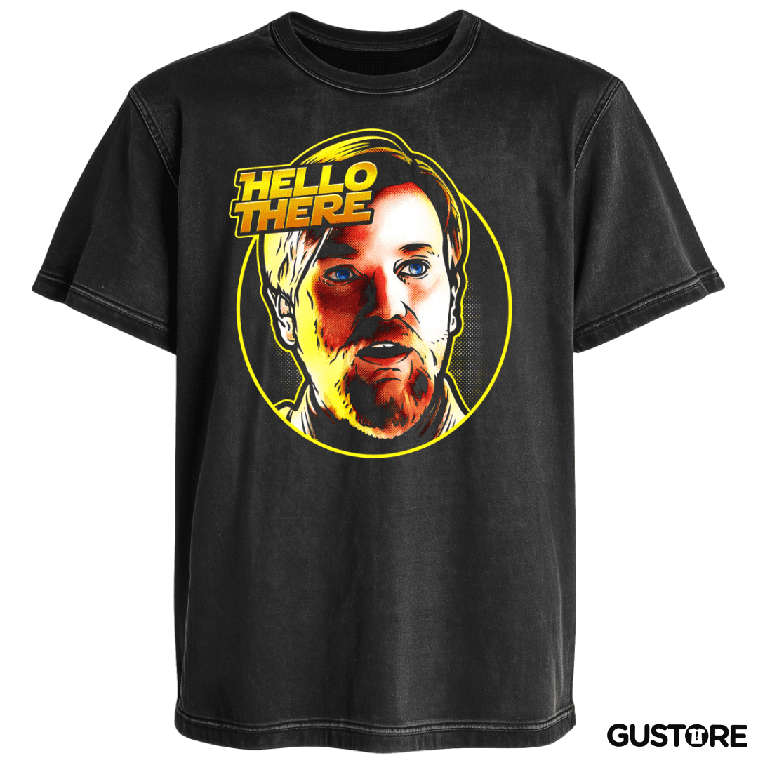 Polera desgastada Hello There 