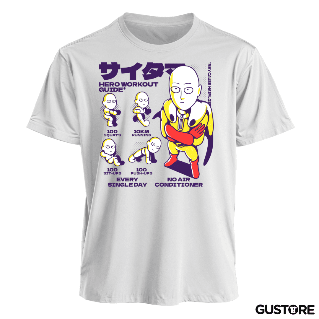 Polera Guía de Entrenamiento de Saitama