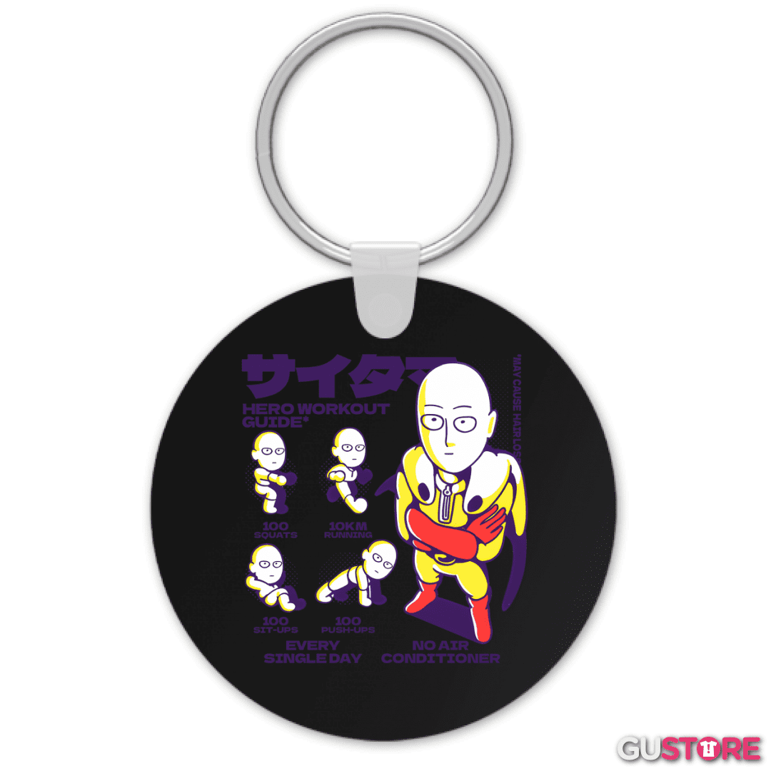 Llavero Guía de Entrenamiento de Saitama