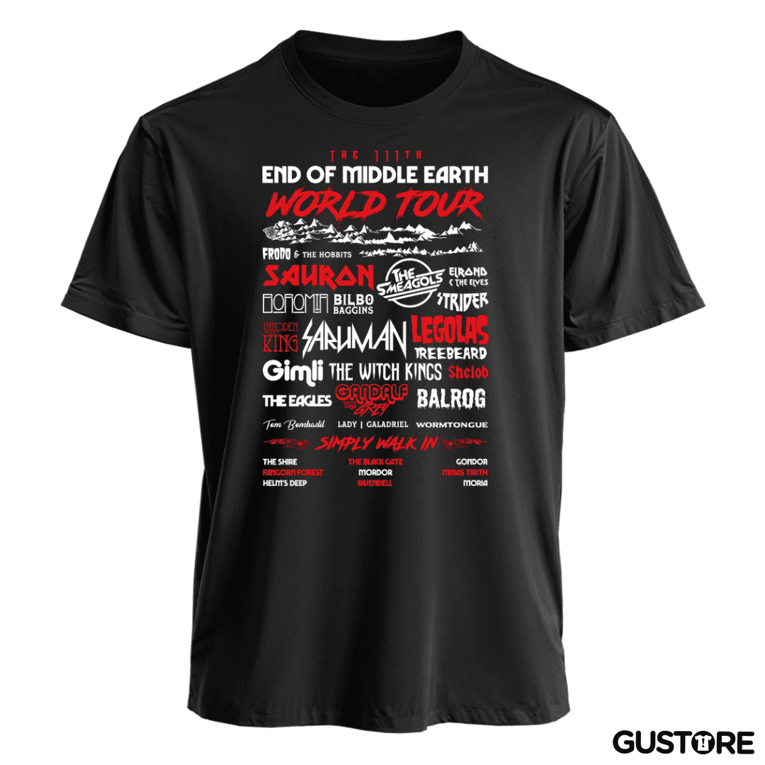 Polera The End of Middle Earth World Tour