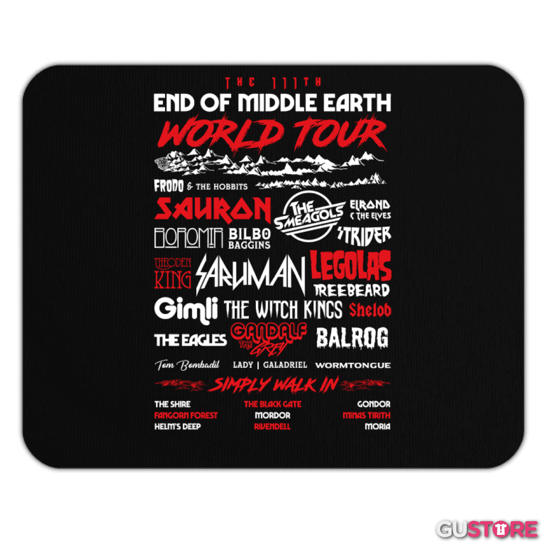 Mousepad The End of Middle Earth World Tour