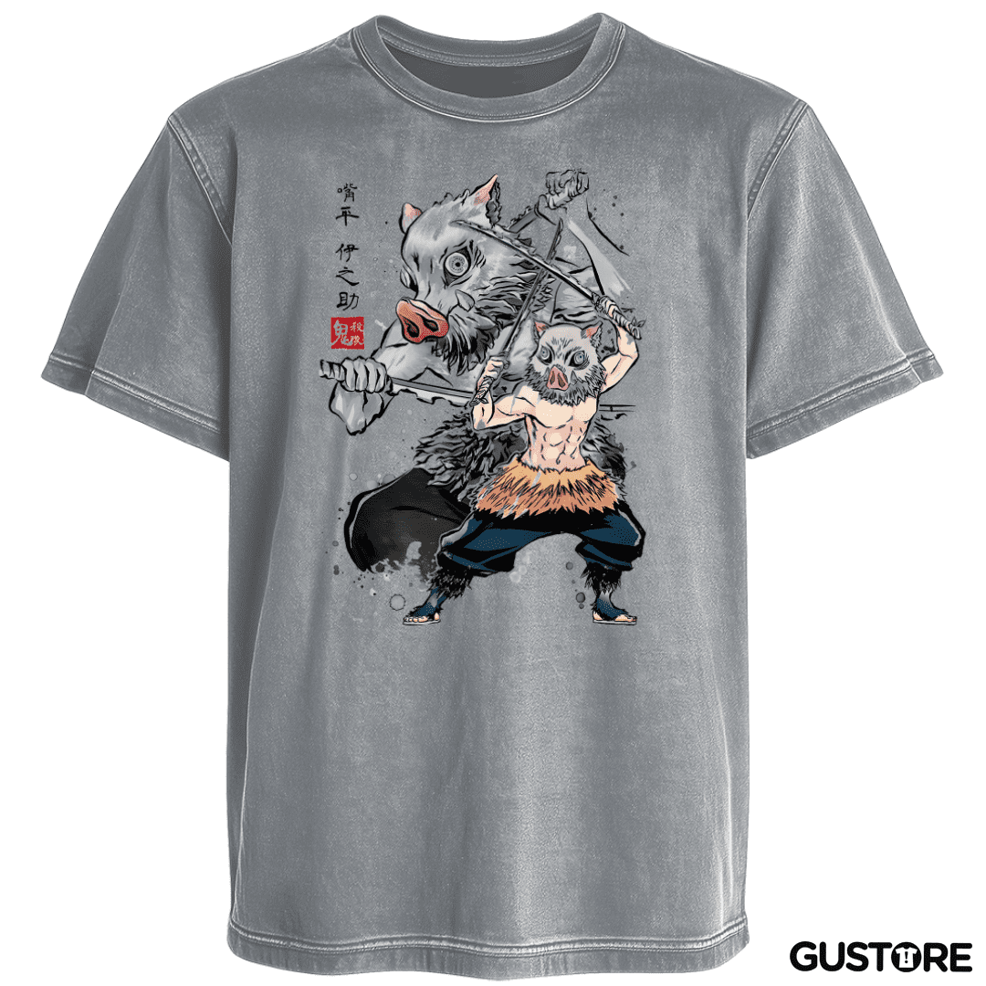 Polera desgastada Inosuke Hashibira 
