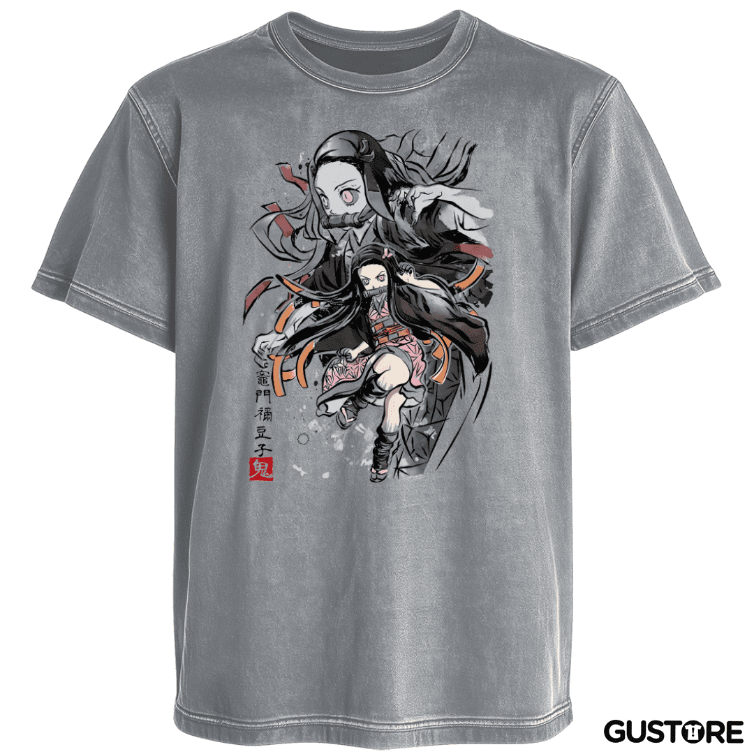 Polera desgastada Nezuko Kamado