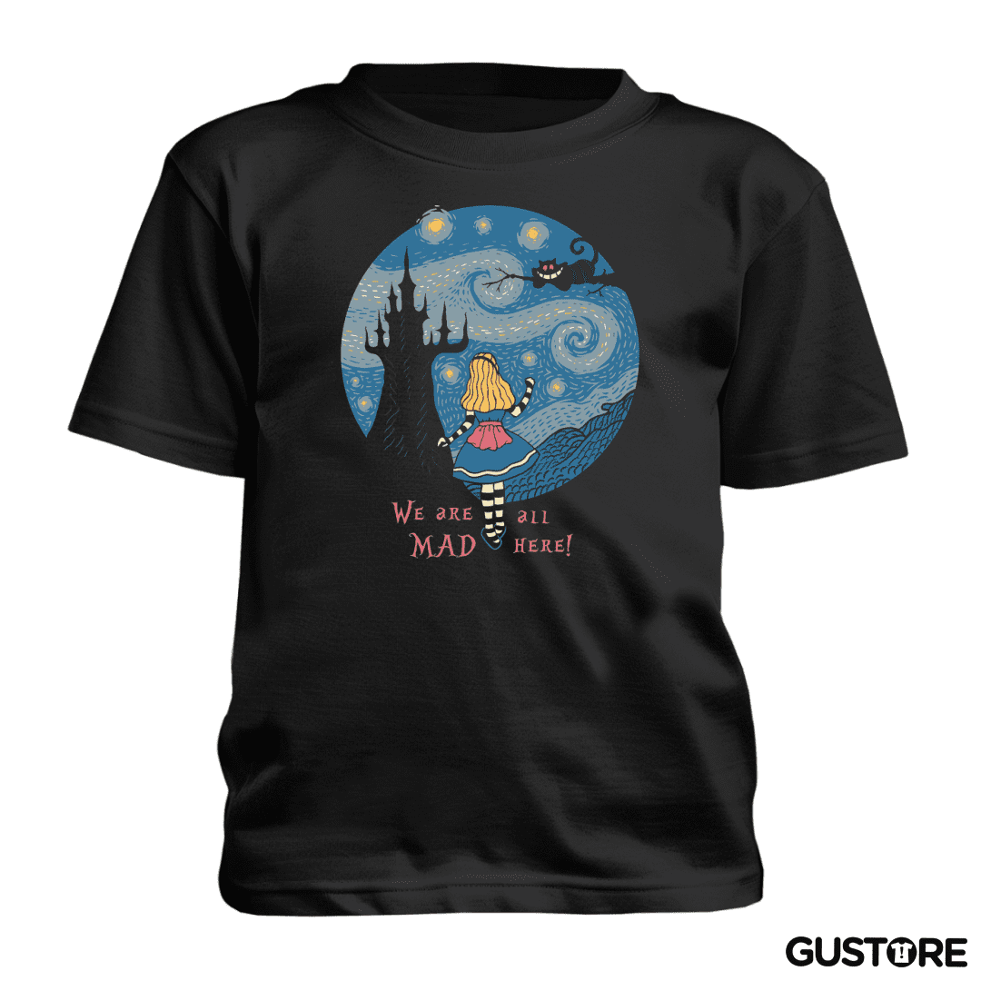Polera de niño We Are All Mad Here!