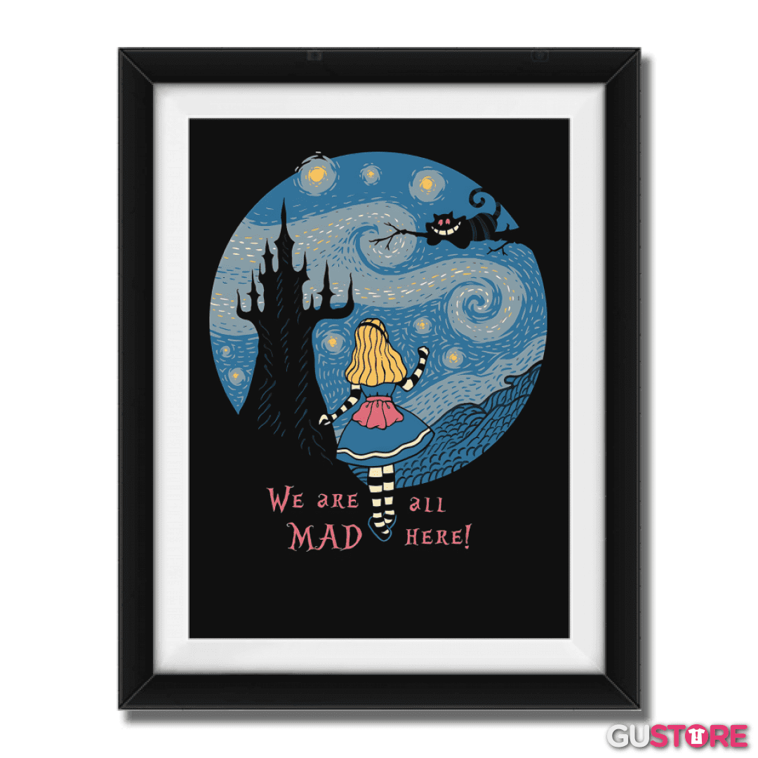 Cuadro decorativo We Are All Mad Here!