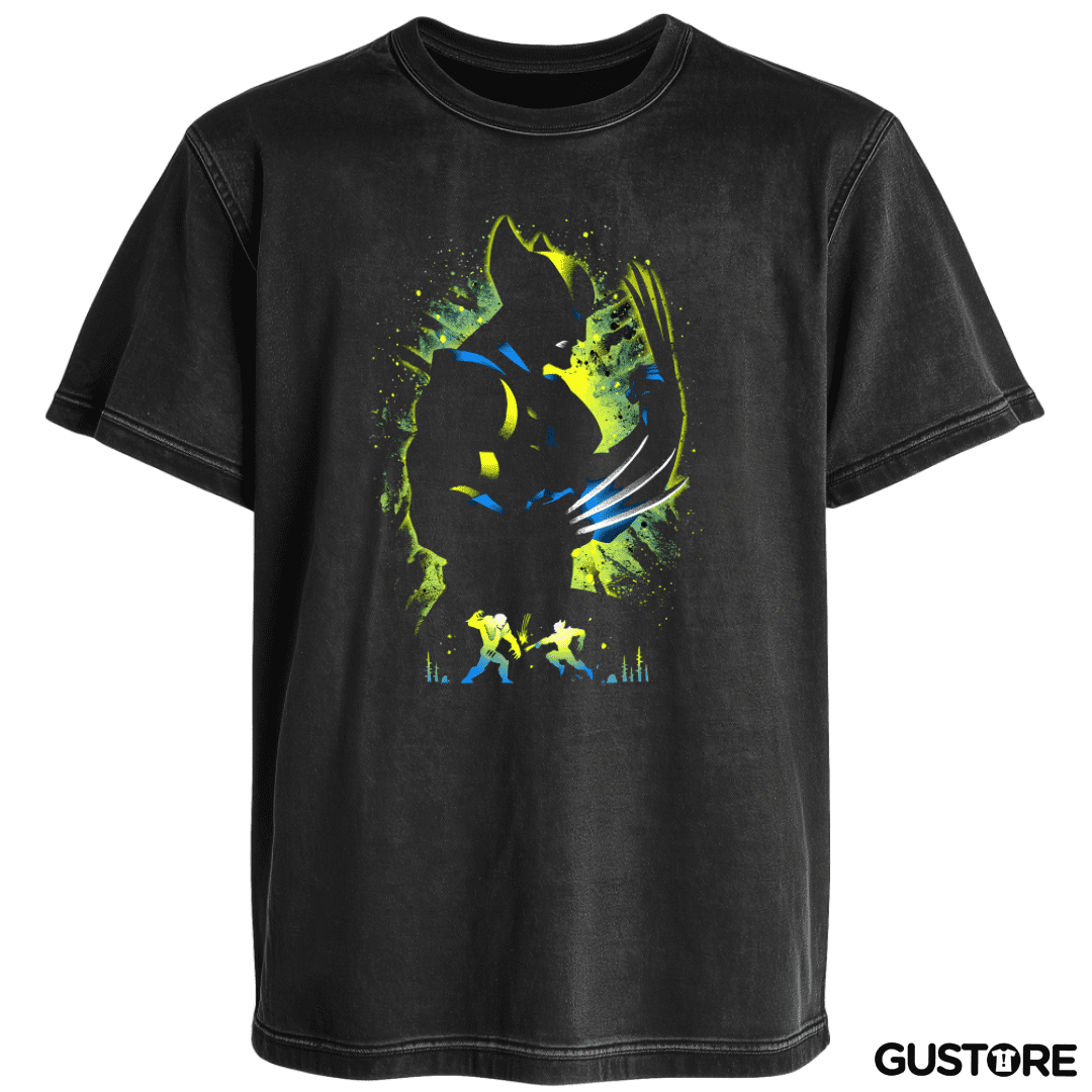 Polera desgastada Wolverine