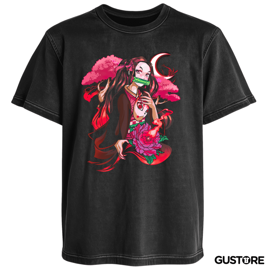 Polera desgastada Nezuko