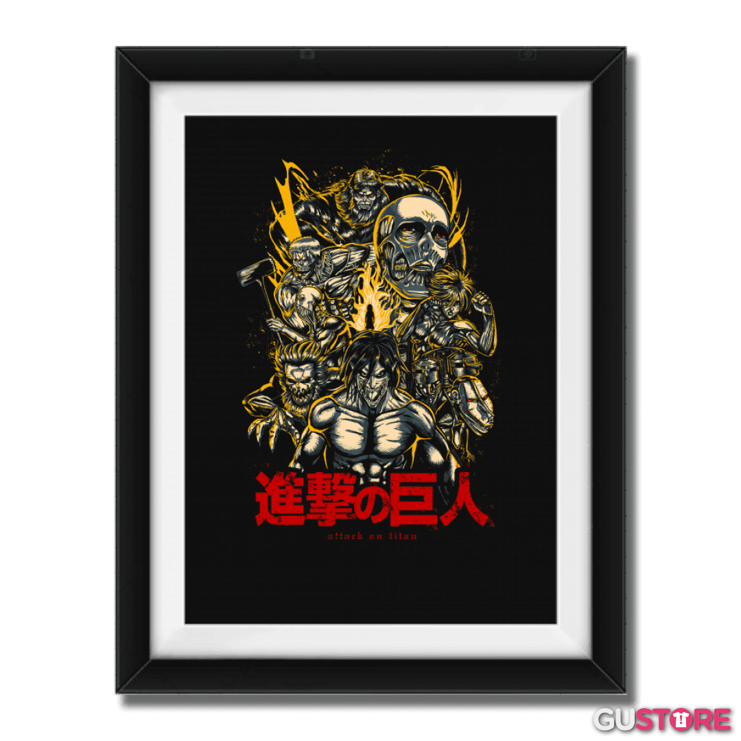 Cuadro decorativo Ataque de Titanes