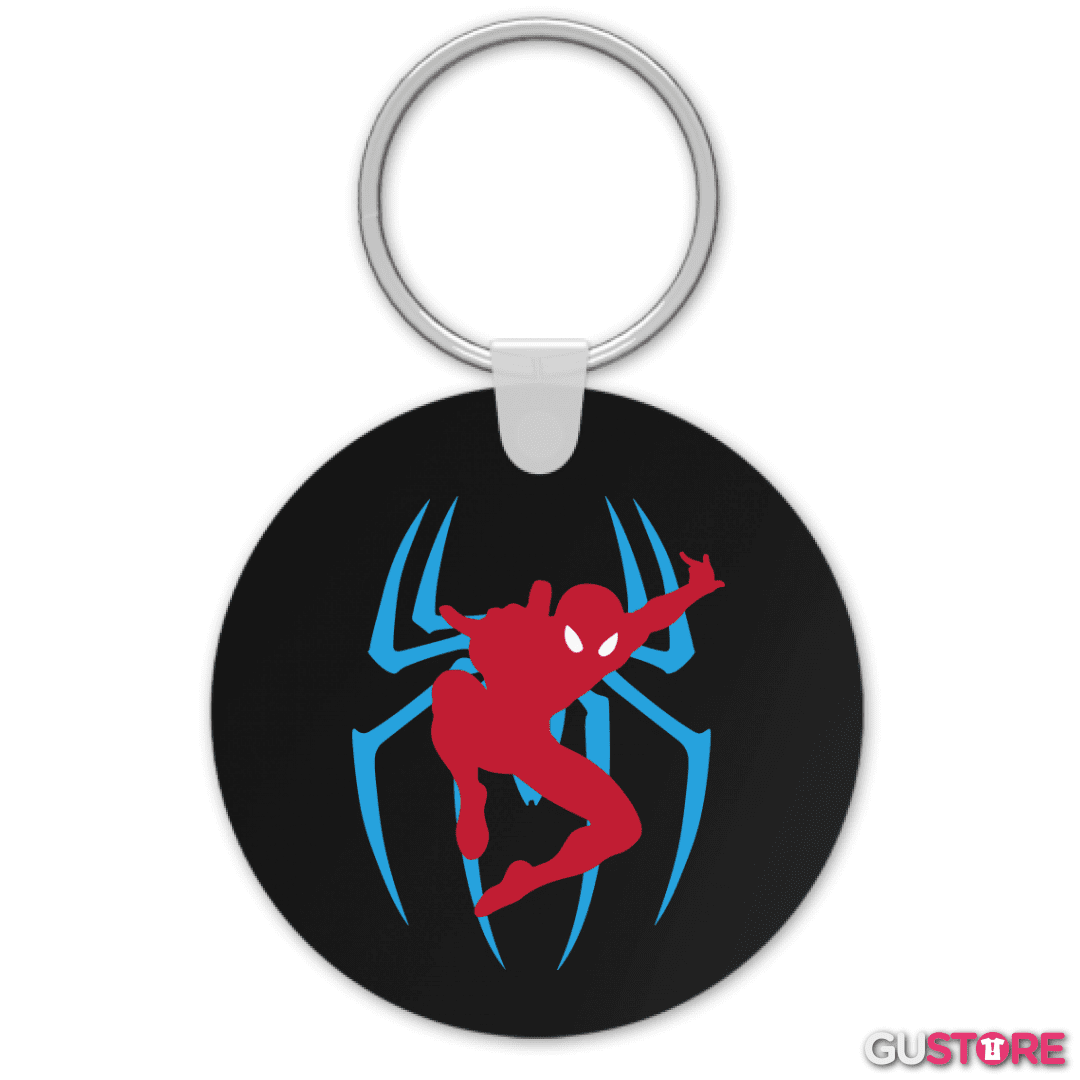 Llavero Araña con muñeco