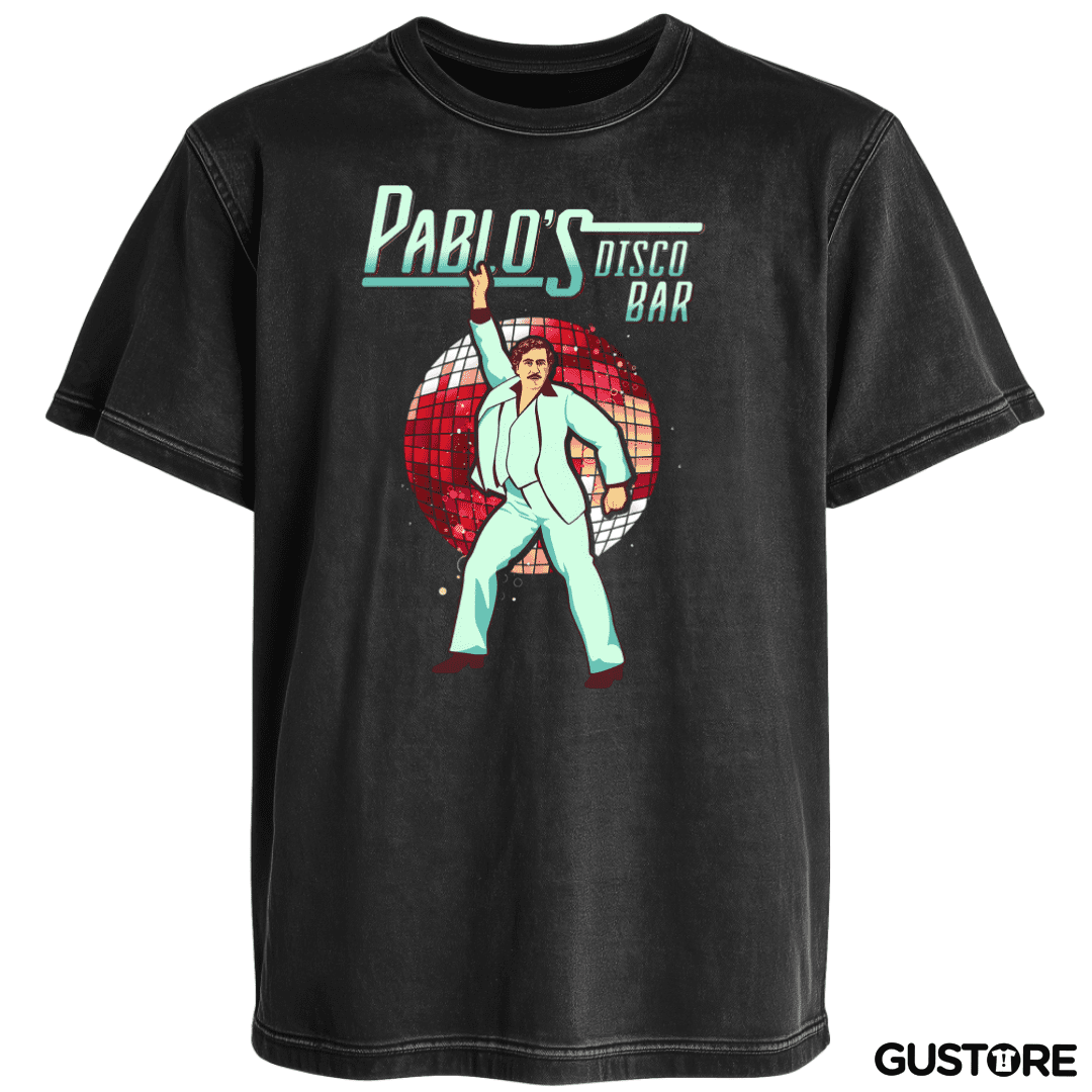 Polera desgastada Pablos Disco Bar