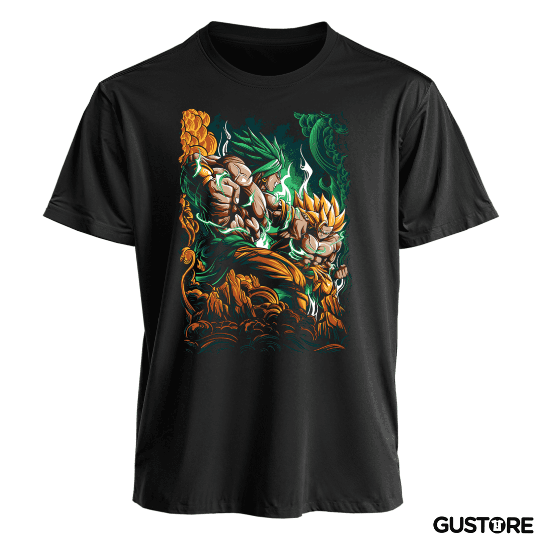 Polera Broly vs Goku SSJ3