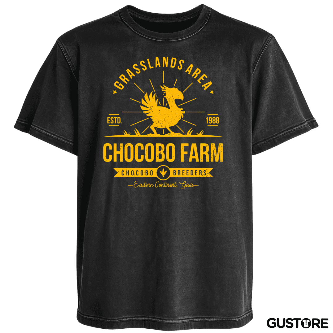 Polera desgastada Chocobo Farm