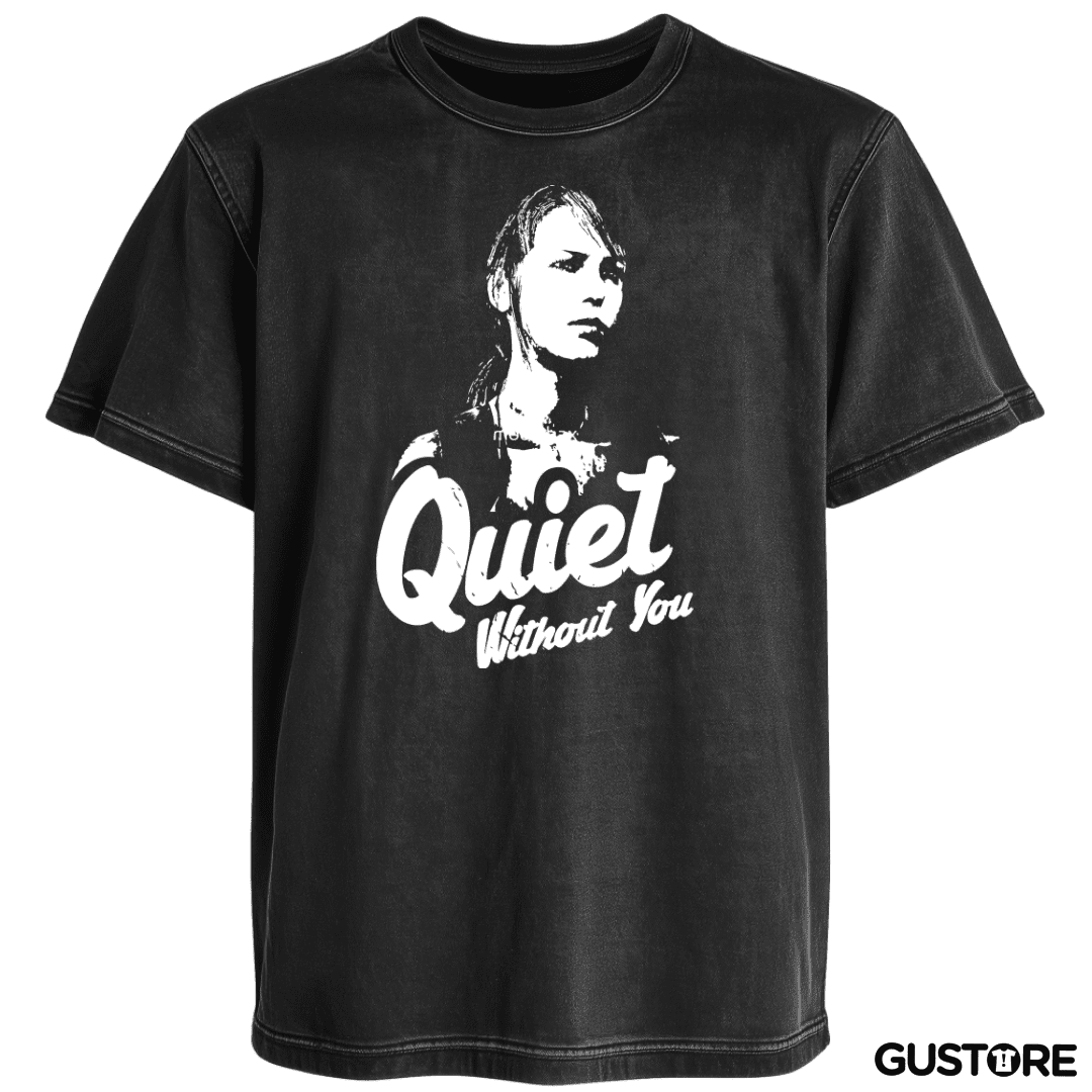 Polera desgastada Quiet without you