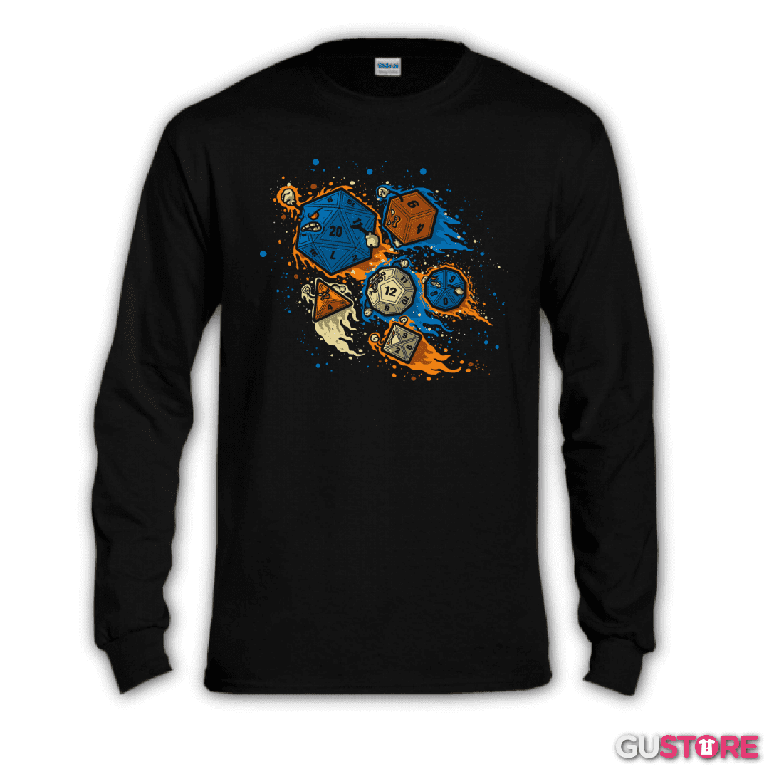 Polera manga larga RPG al Ataque