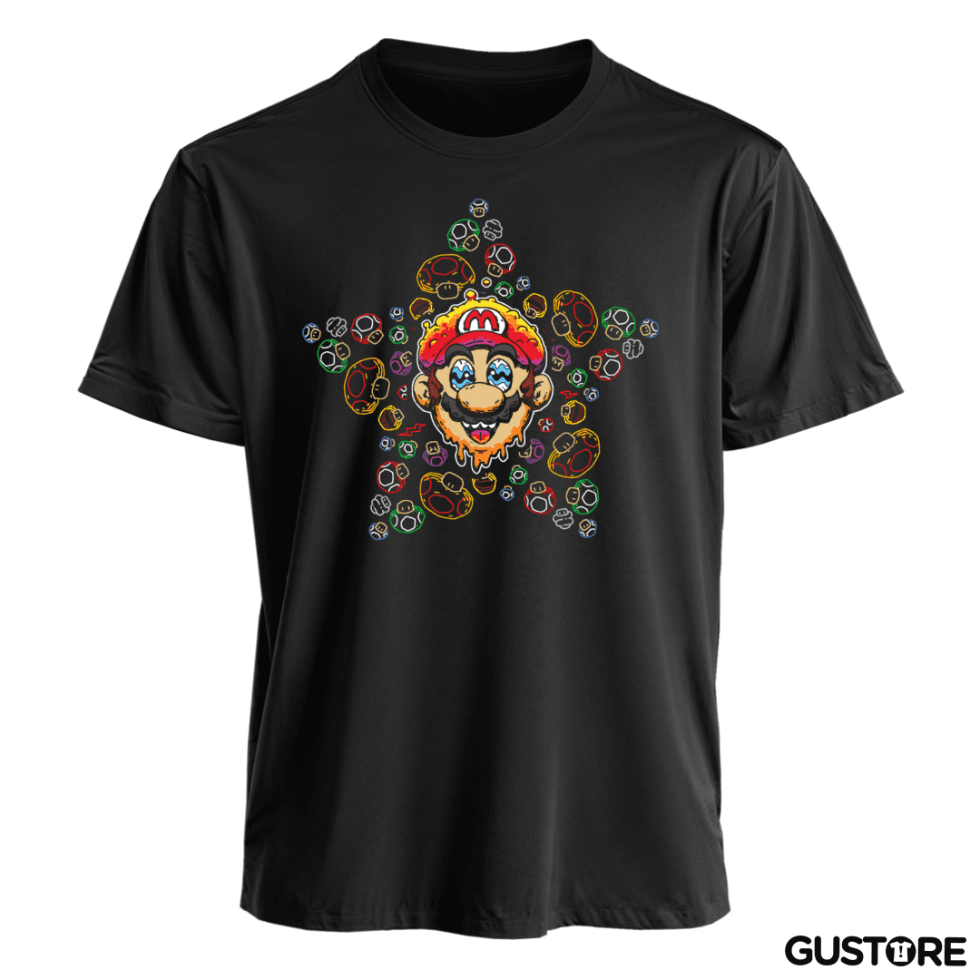 Polera Super bigote en Hongos