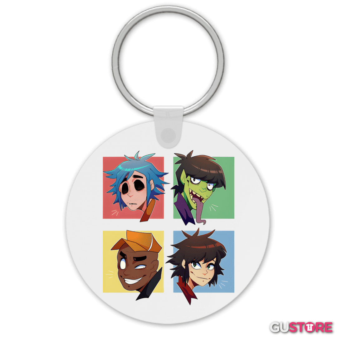 Llavero Gorillaz anime